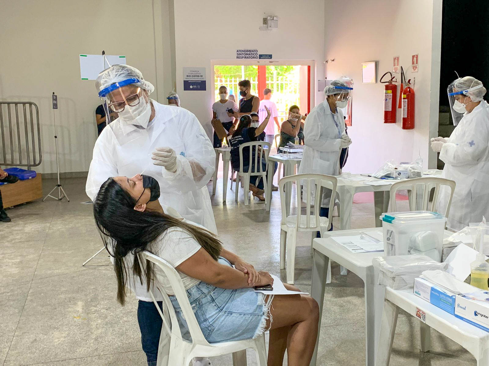 Inauguração Polo de Testagem – Pavuna