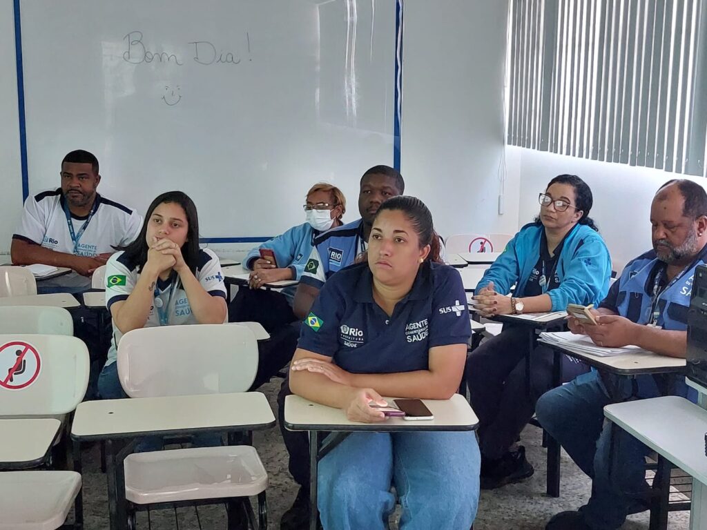 ACS presentes na oficina de territorialização