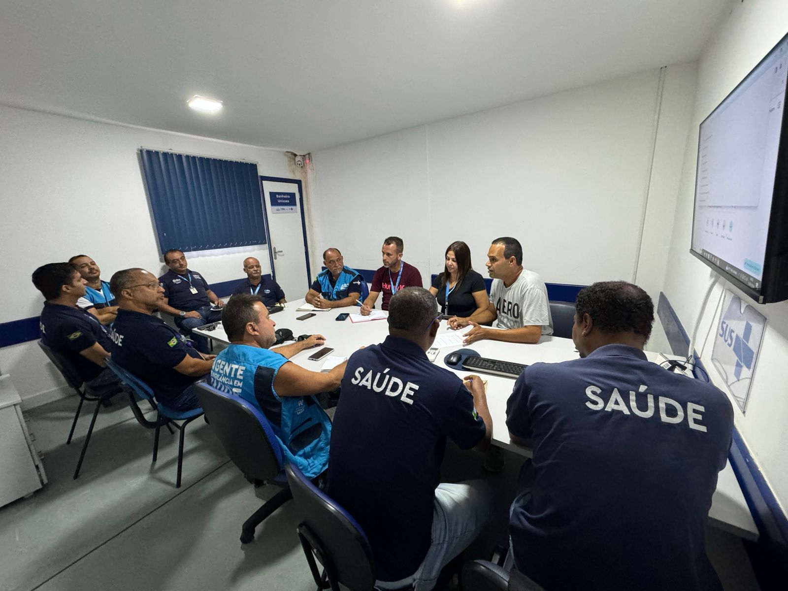 Reunião com os Supervisores de Vigilância em Saúde Ambiental