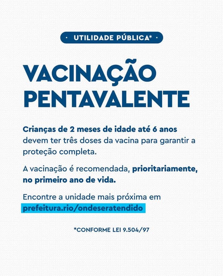 Vacinação Pentavalente