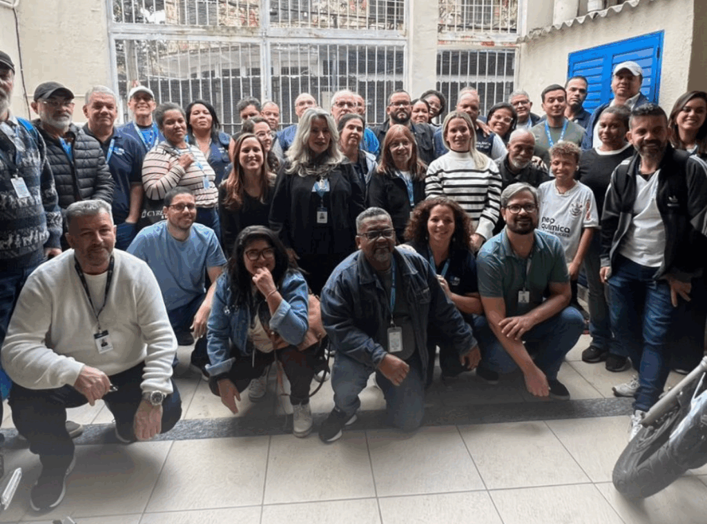 Treinamento sobre rota de exposição e ações do programa Vigisolo