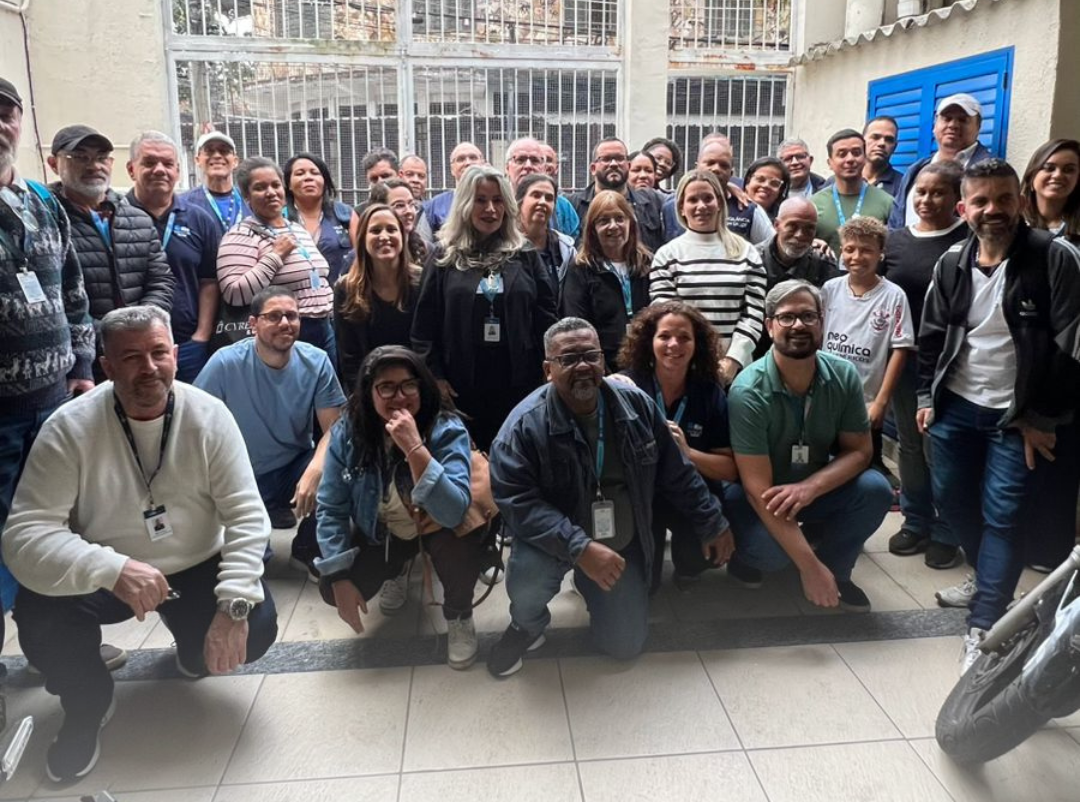 Treinamento sobre rota de exposição e ações do programa Vigisolo