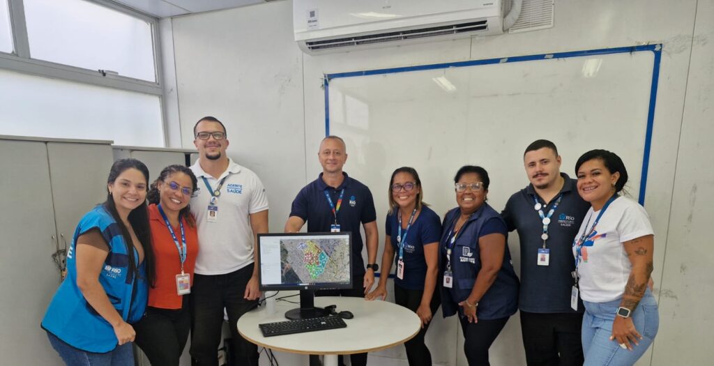 Territorialização CF Profª Maria de Azevedo Rodrigues Pereira - Professora Santinha