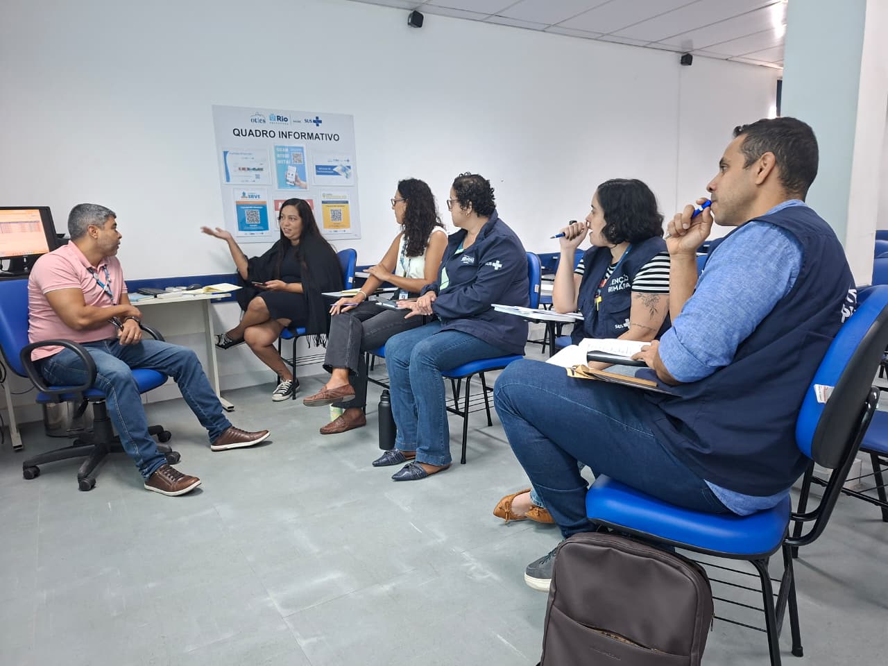 Reunião da equipe eMulti com a SUBPAV